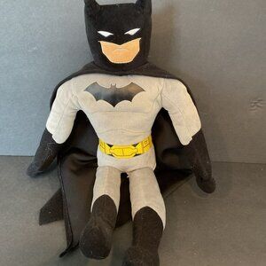 Kohls Cares For Kids BATMAN 16in Plush Dark Knight 2018 Black Cape
